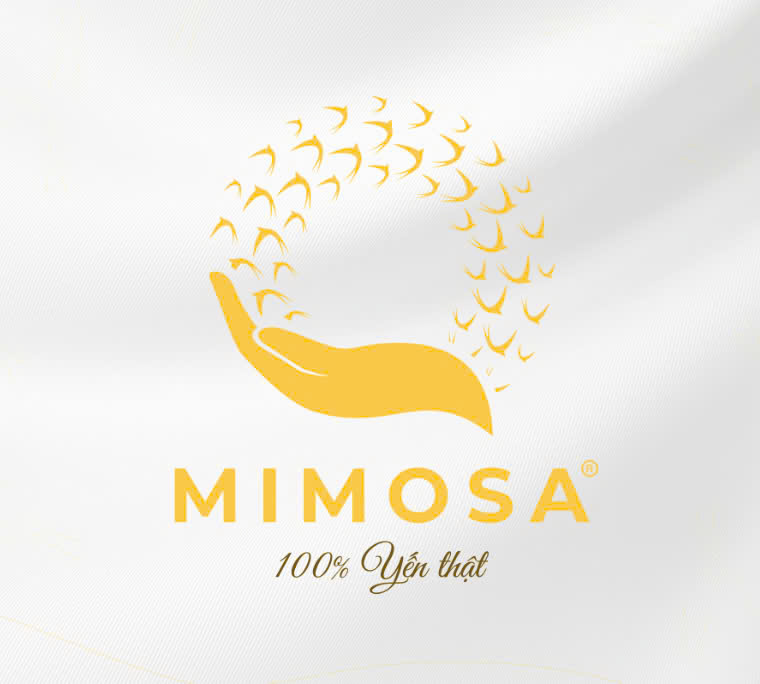 Mẫu in logo yến sào rõ nét và bền màu